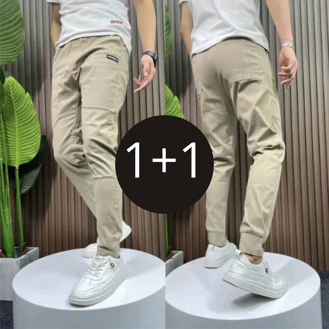 Miro | Stretch Cargo Trousers 1+1 FREE