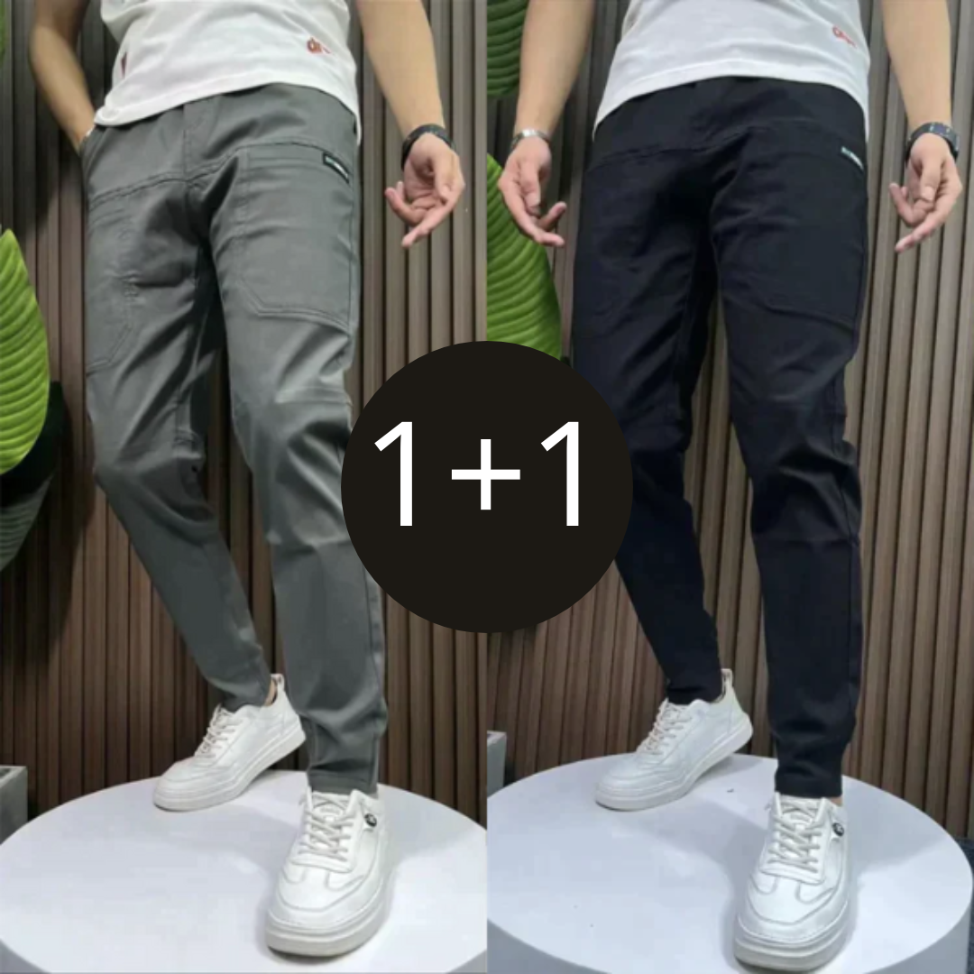 Miro | Stretch Cargo Trousers 1+1 FREE