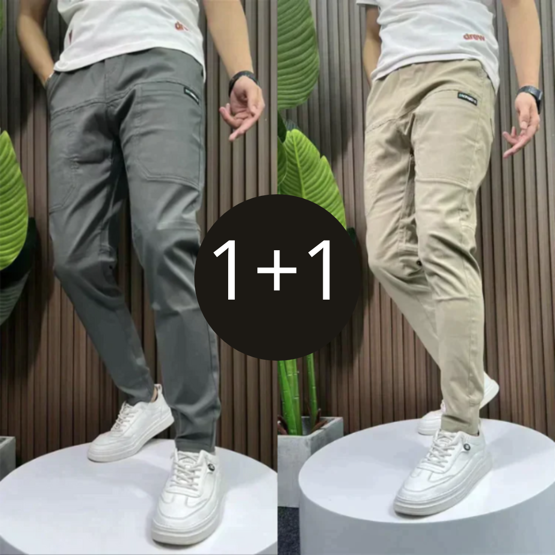 Miro | Stretch Cargo Trousers 1+1 FREE