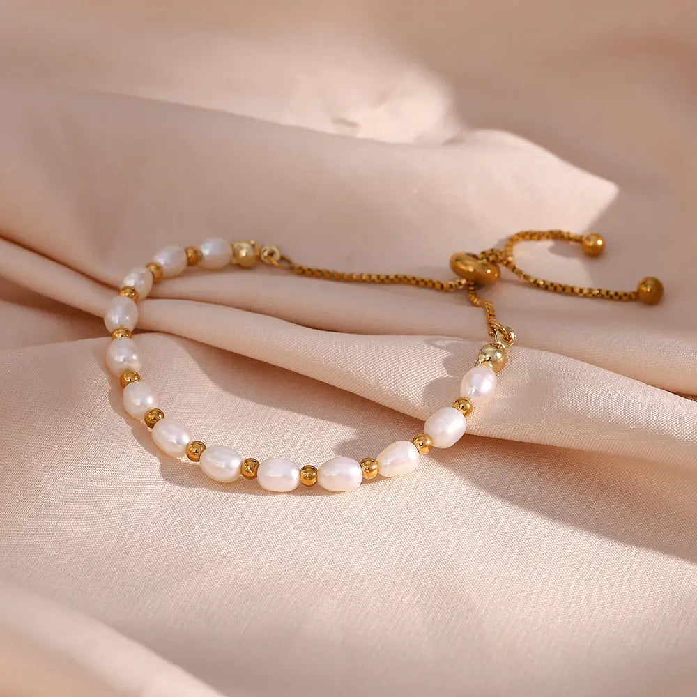Vintage Φυσικό Μαργαριτάρι Bracelet
