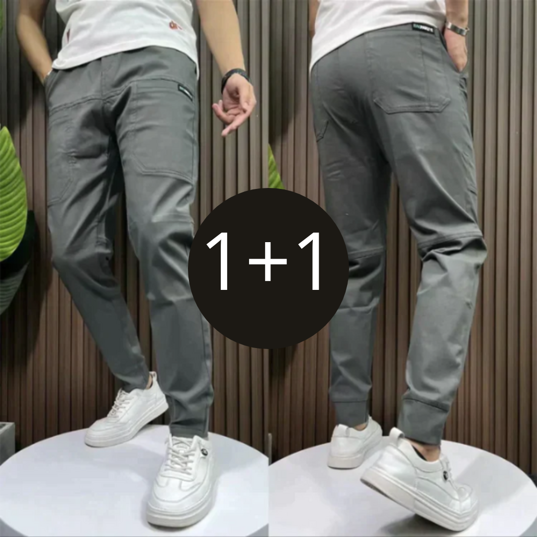 Miro | Stretch Cargo Trousers 1+1 FREE