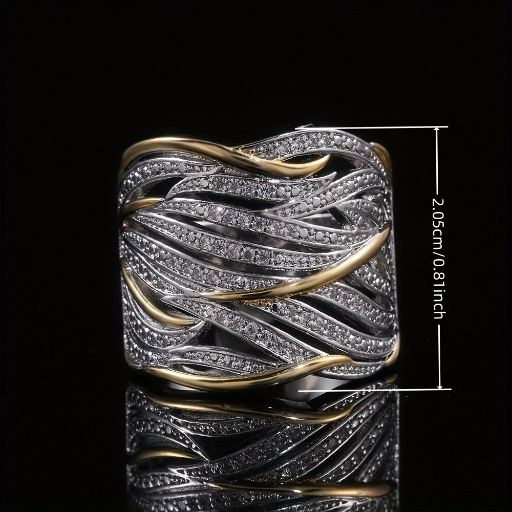 Stylish Layered Twisted Ring