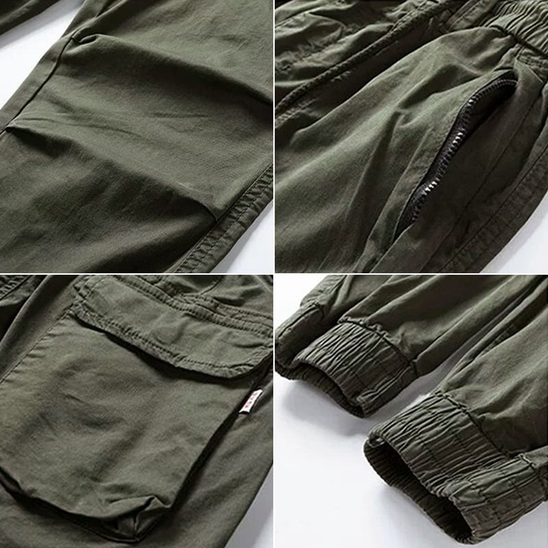 Bestseller! - Mateo™ Premium quality now 50% off  - Stretch Cargo Trousers with Pockets