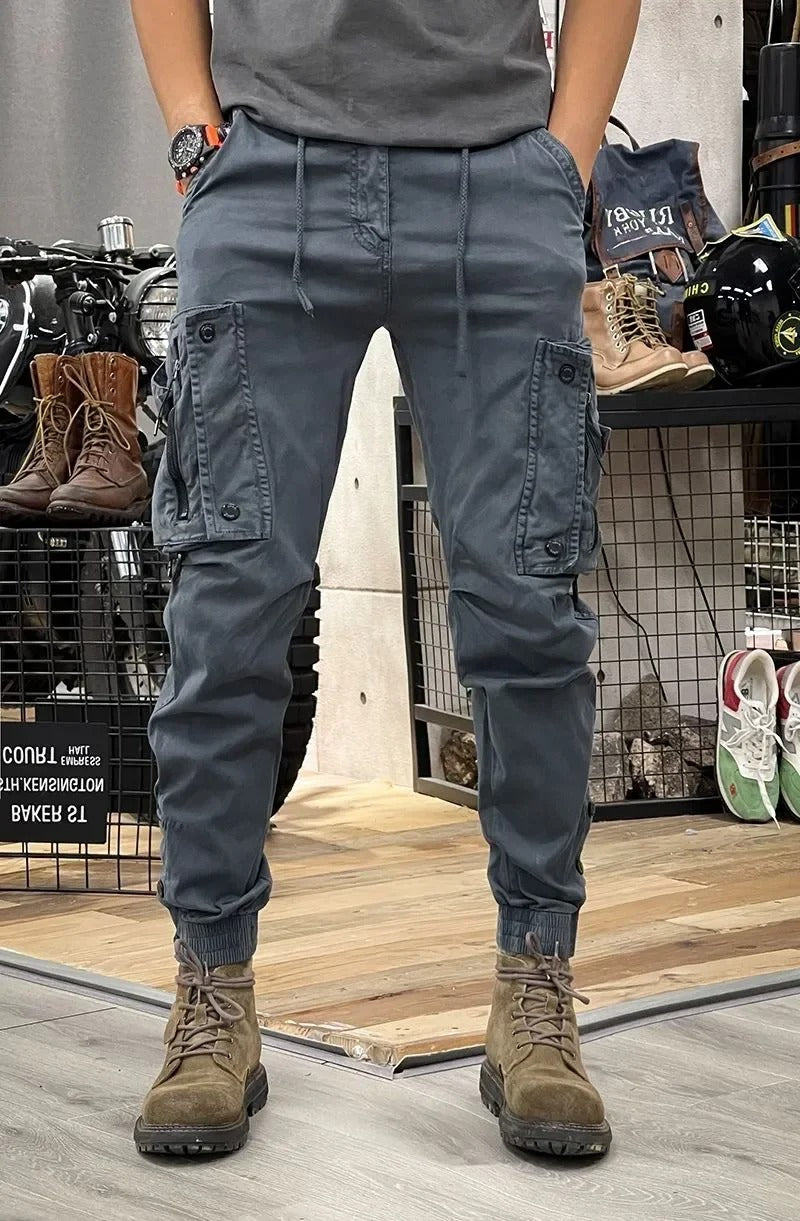 Bestseller! - Mateo™ Premium quality now 50% off  - Stretch Cargo Trousers with Pockets