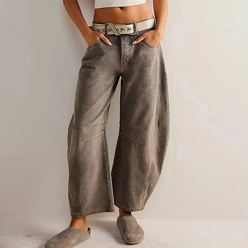 Hannah - Wide leg comfort jeans | 50% OFF