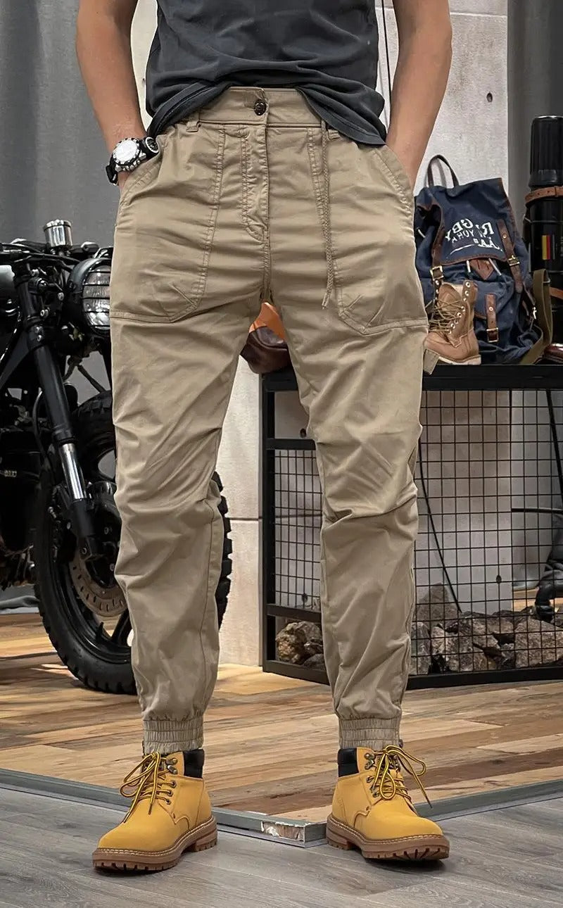 Bestseller! - Mateo™ Premium quality now 50% off  - Stretch Cargo Trousers with Pockets