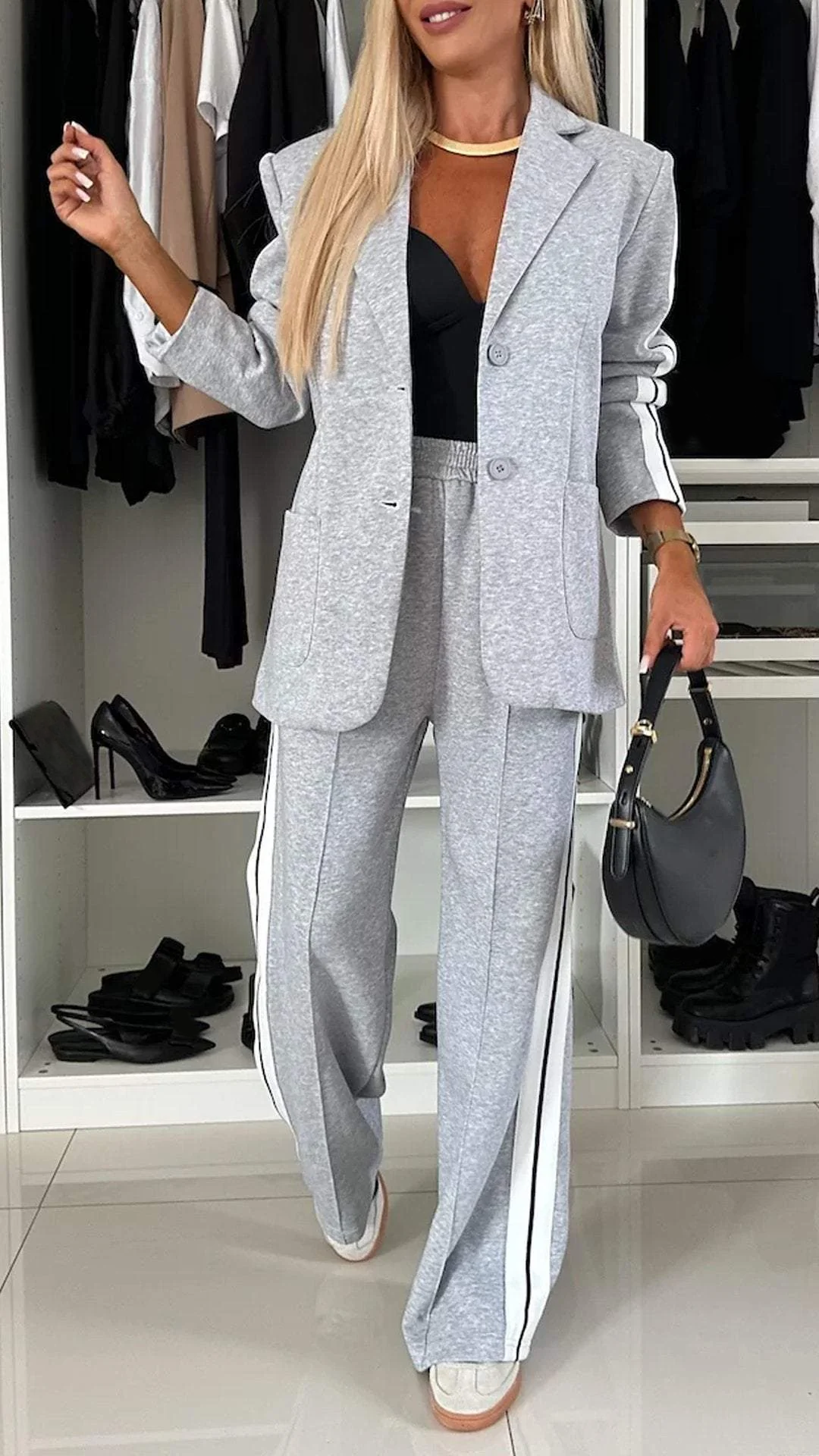 Premium Bestseller Women's Lapel Long Sleeve Casual Suit - 50% off