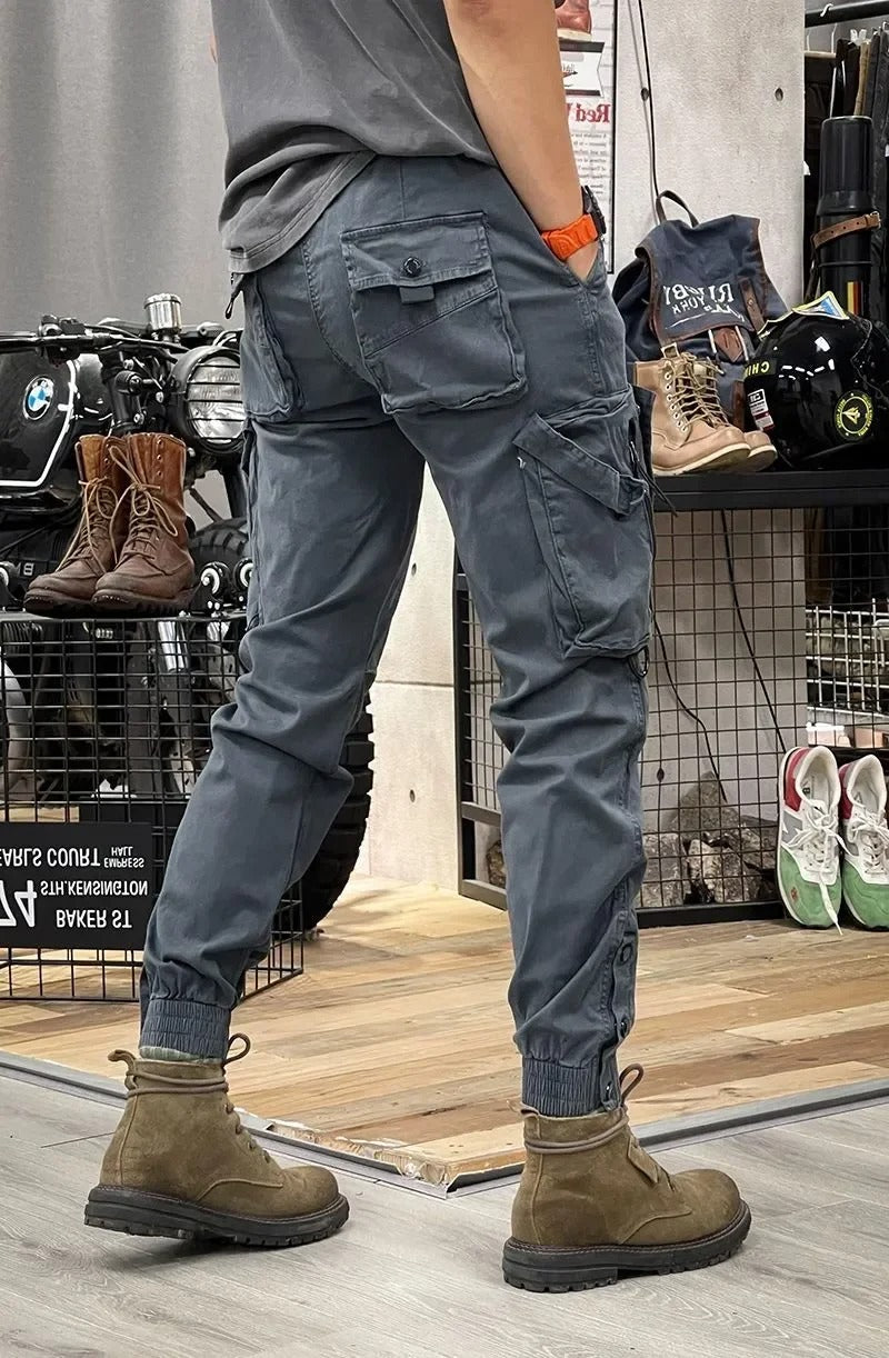 Bestseller! - Mateo™ Premium quality now 50% off  - Stretch Cargo Trousers with Pockets