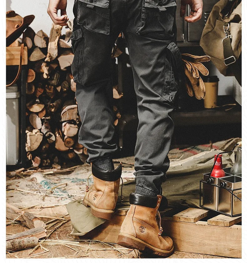 Bestseller! - Mateo™ Premium quality now 50% off  - Stretch Cargo Trousers with Pockets