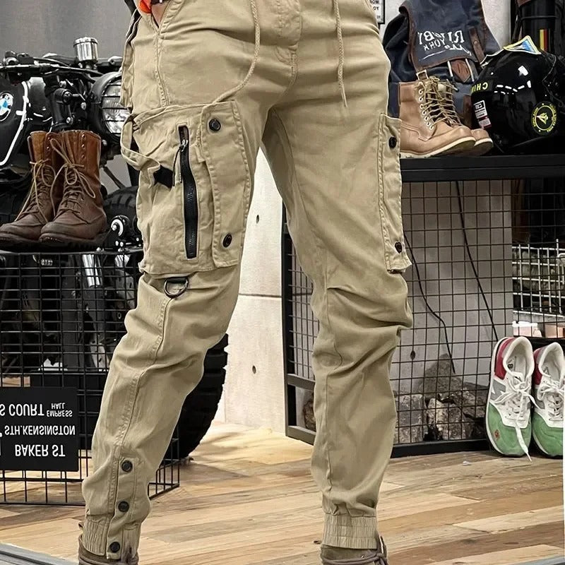 Bestseller! - Mateo™ Premium quality now 50% off  - Stretch Cargo Trousers with Pockets